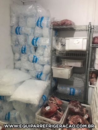 Produtos armazenados em Câmara de Congelados em SP