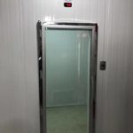 Câmara Fria de Congelamento: porta de vidro