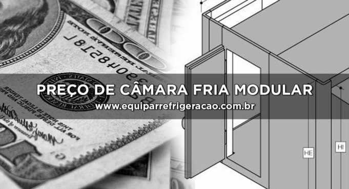 Câmara fria modular preço