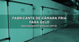 Fabricante de Câmara Fria para Gelo - Equipar Refrigeração