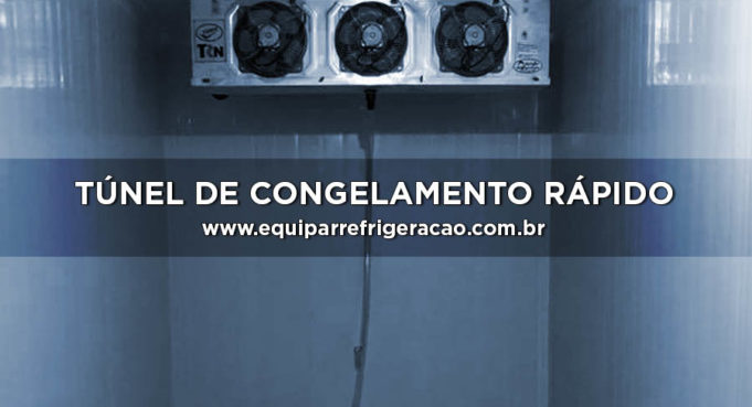 Túnel de Congelamento Rápido ou Câmara de Congelamento - Equipar Refrigeração